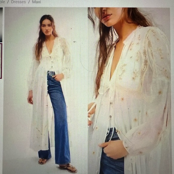 Free People Chasin Spring Maxi bodysuit-brand new - Picture 2 of 9